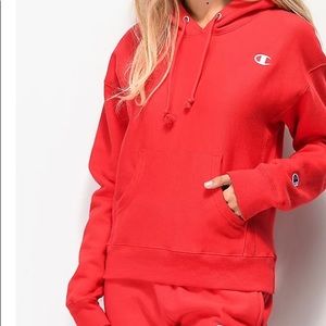 Red Women’s Champion Hoodie